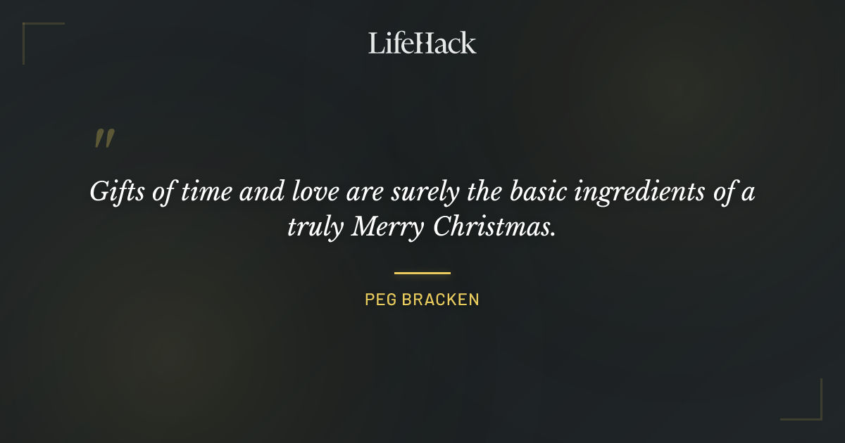 Quote by Peg Bracken