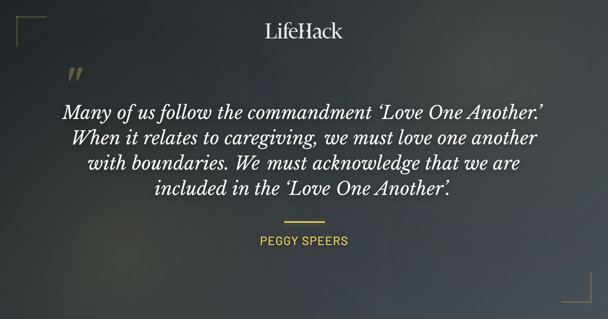 Quote by Peggy Speers