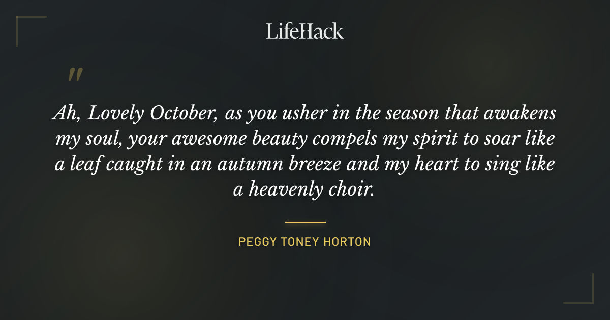Quote by Peggy Toney Horton