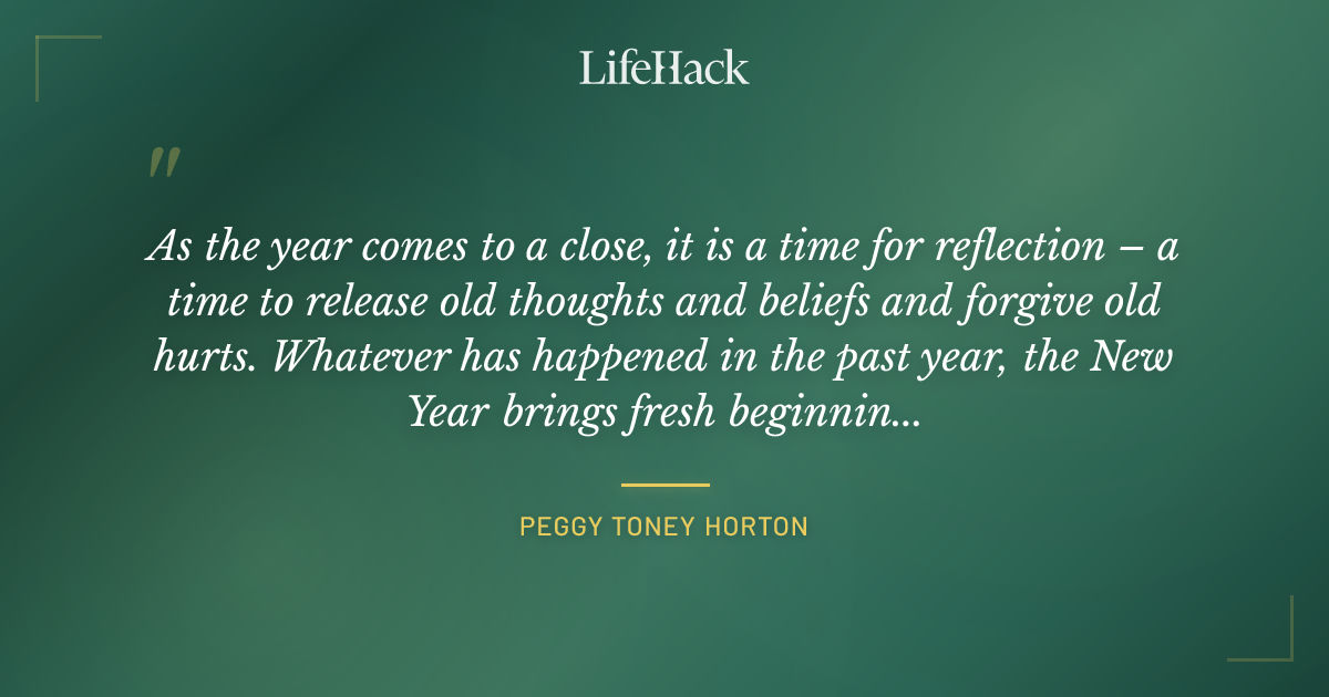 Quote by Peggy Toney Horton