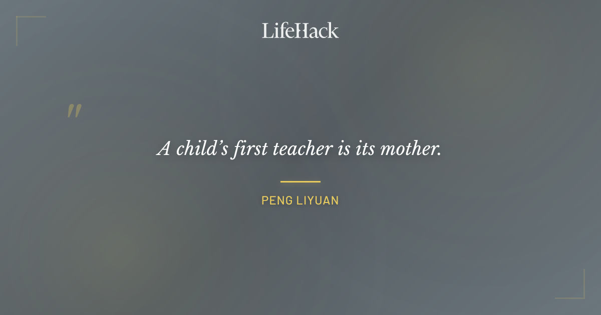 Quote by Peng Liyuan