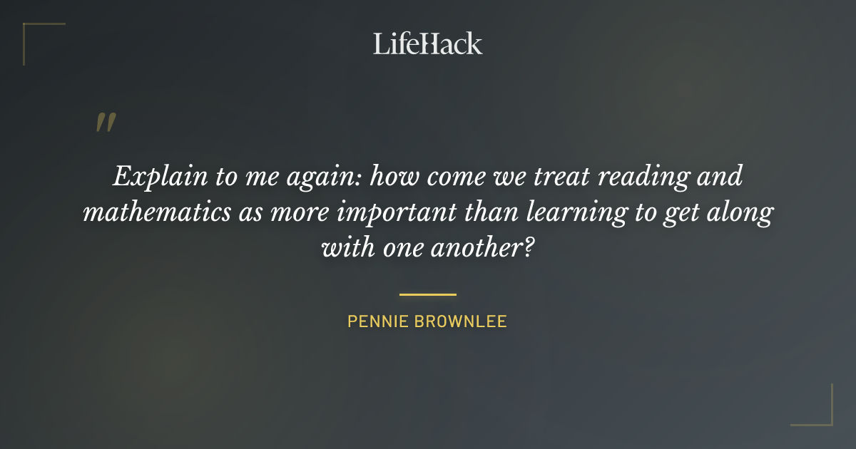 Quote by Pennie Brownlee