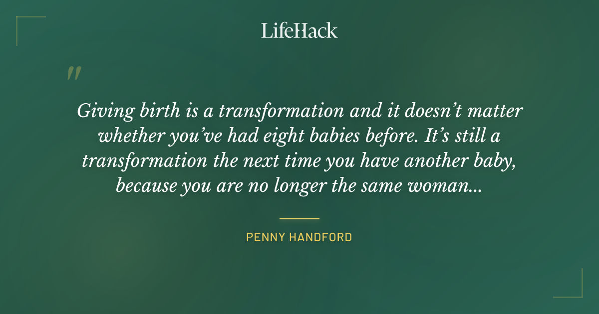 Quote by Penny Handford