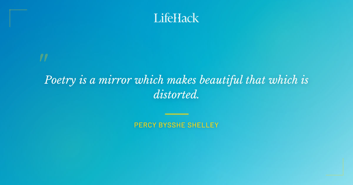 Quote by Percy Bysshe Shelley