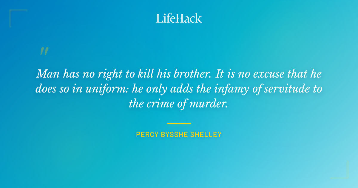 Quote by Percy Bysshe Shelley