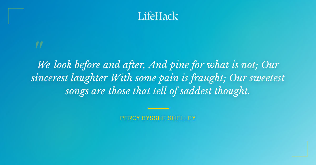 Quote by Percy Bysshe Shelley