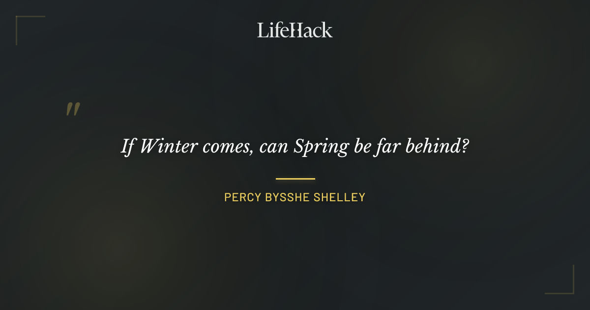 Quote by Percy Bysshe Shelley