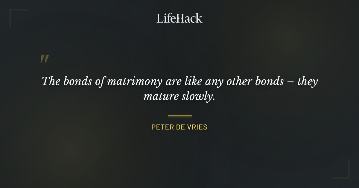 Quote by Peter de Vries