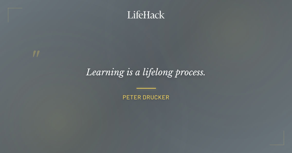 Quote by Peter Drucker