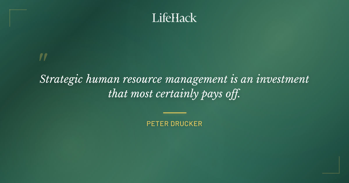 Quote by Peter Drucker