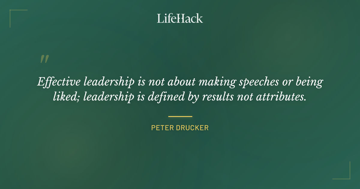 Quote by Peter Drucker