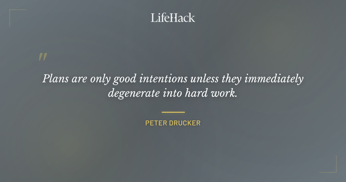 Quote by Peter Drucker