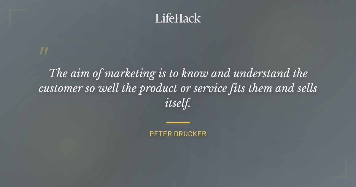 Quote by Peter Drucker