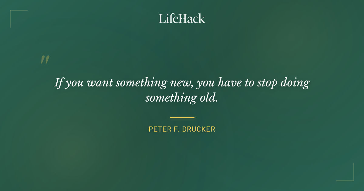 Quote by Peter F. Drucker