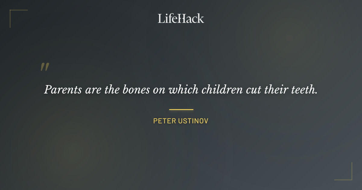 Quote by Peter Ustinov
