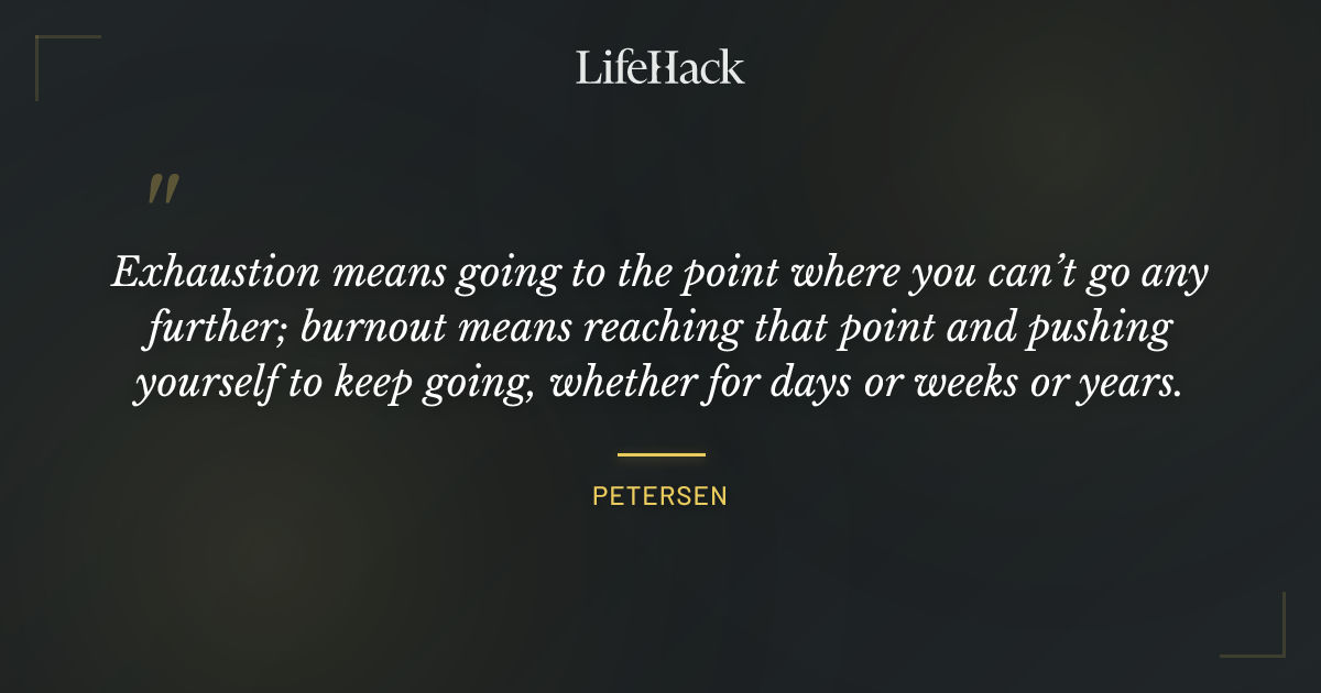 Quote by Petersen