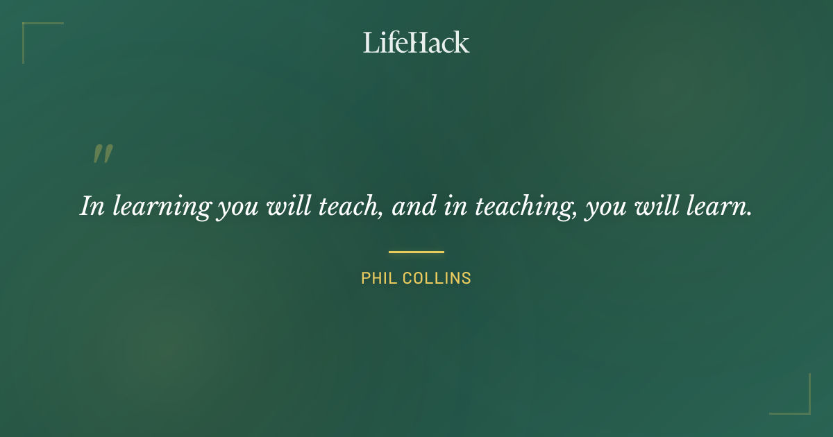 Quote by Phil Collins
