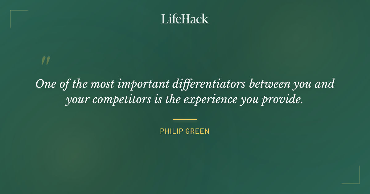 Quote by Philip Green