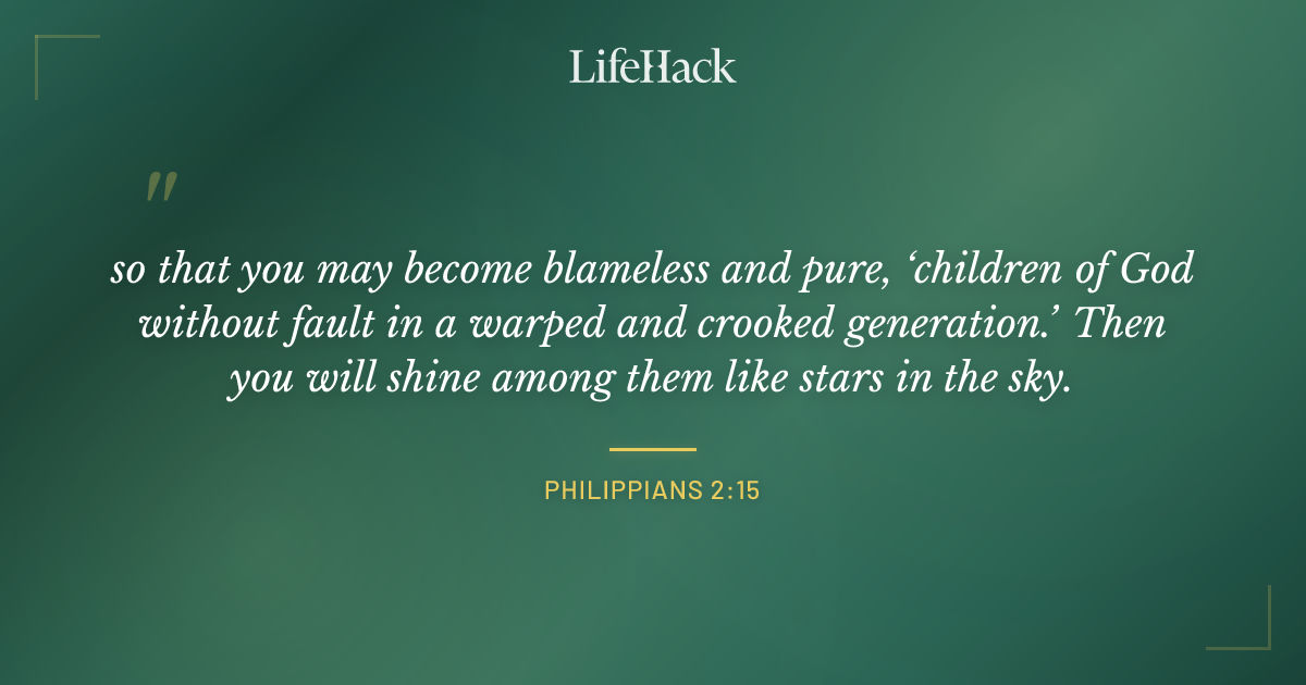 Quote by Philippians 2:15