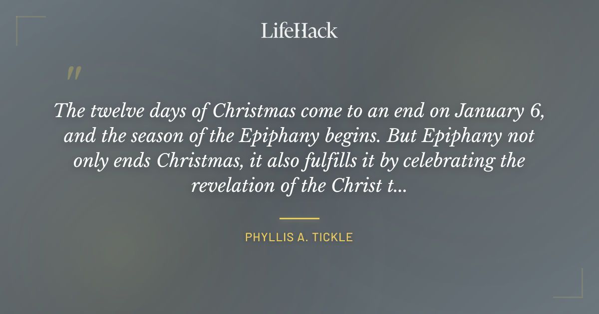 Quote by Phyllis A. Tickle