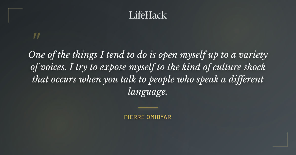 Quote by Pierre Omidyar