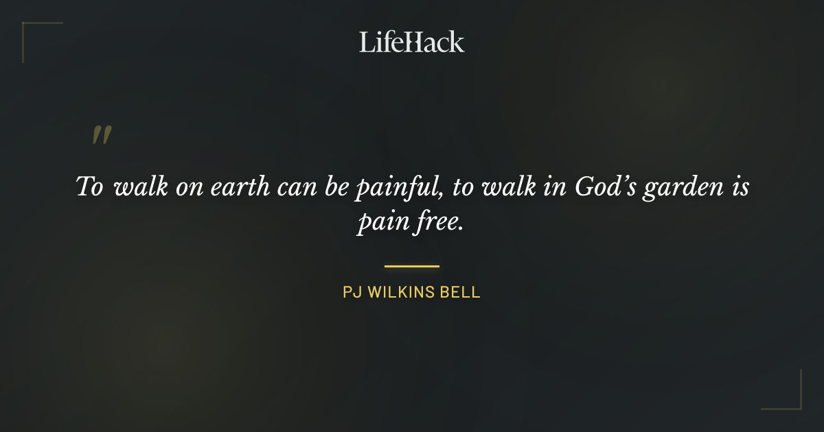 Quote by PJ Wilkins Bell