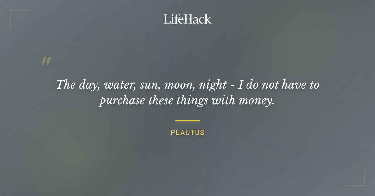 Quote by Plautus