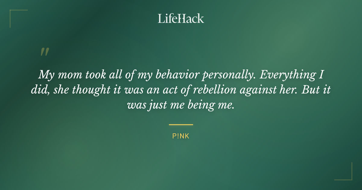 Quote by P!NK