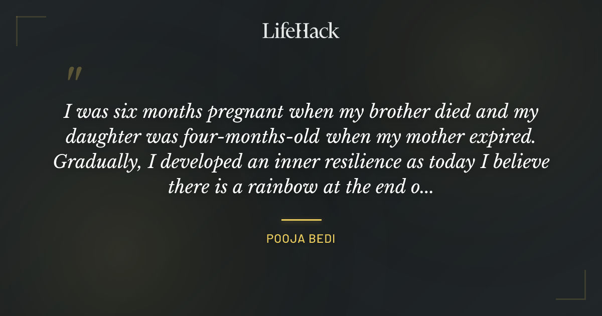Quote by Pooja Bedi