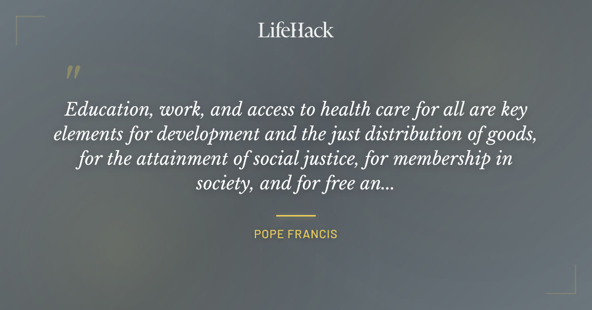 Quote by Pope Francis