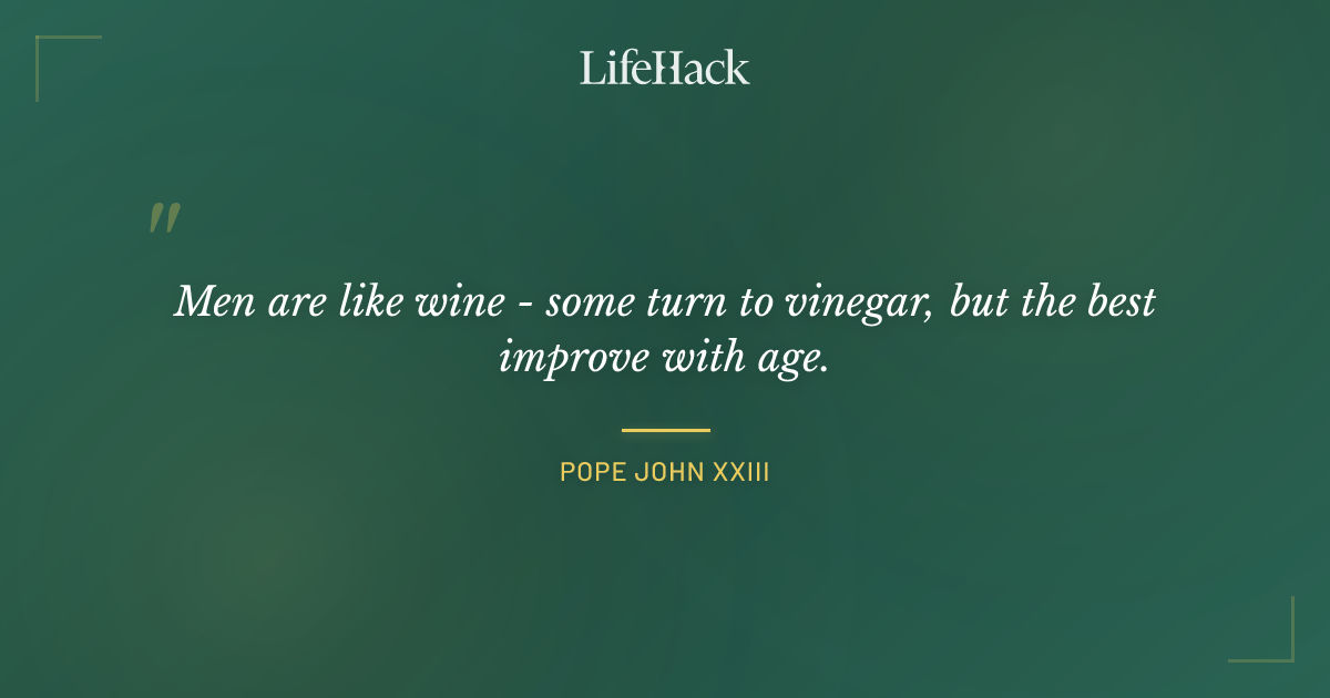 Quote by Pope John XXIII