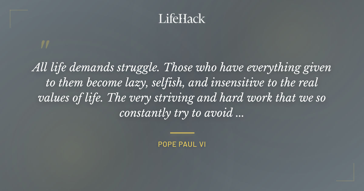 Quote by Pope Paul VI