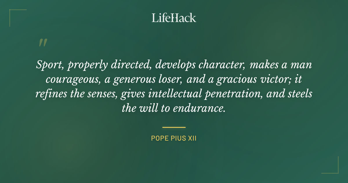 Quote by Pope Pius XII