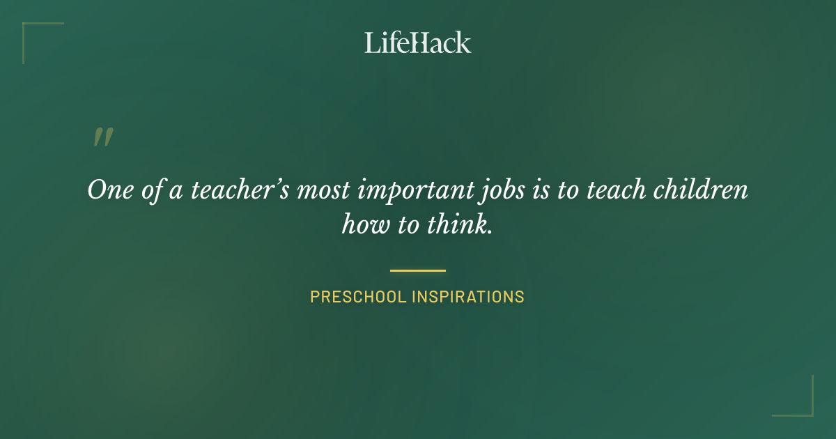 Quote by Preschool Inspirations