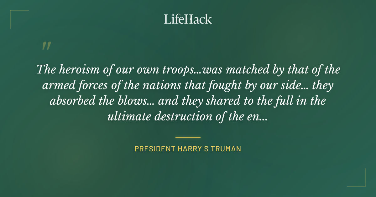 Quote by President Harry S Truman