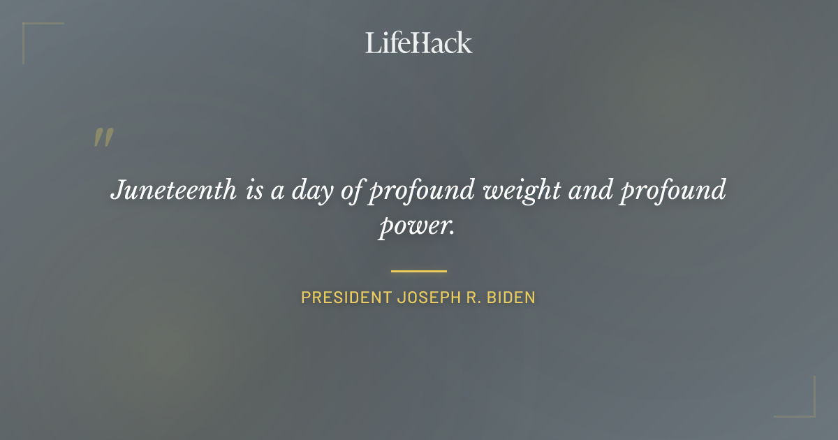 Quote by President Joseph R. Biden