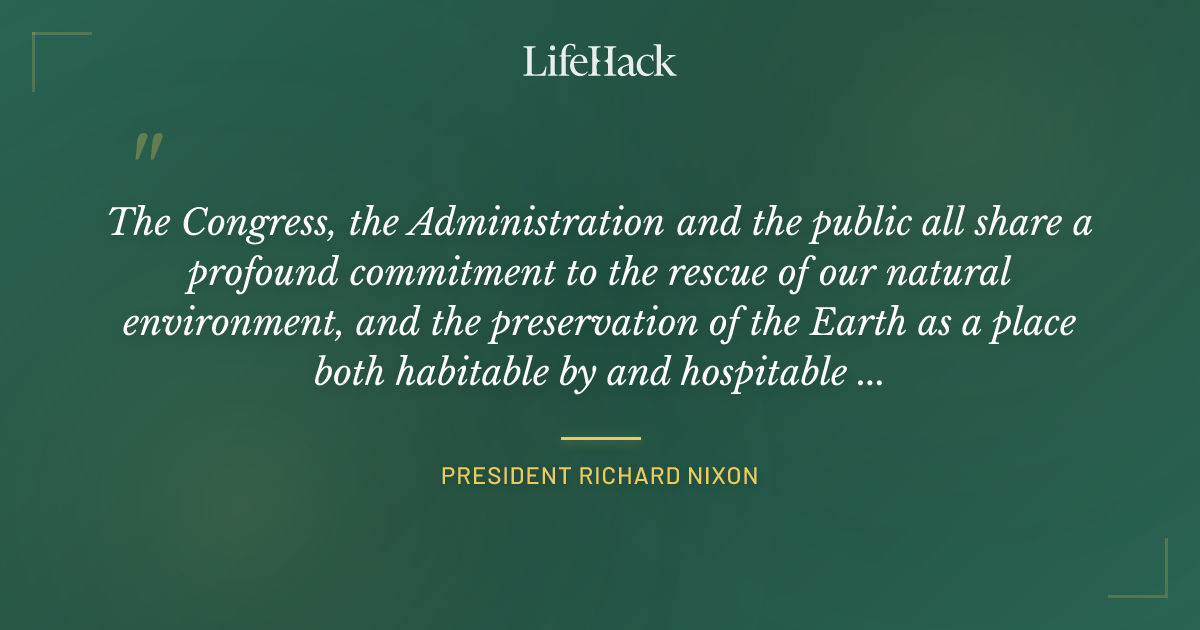 Quote by President Richard Nixon