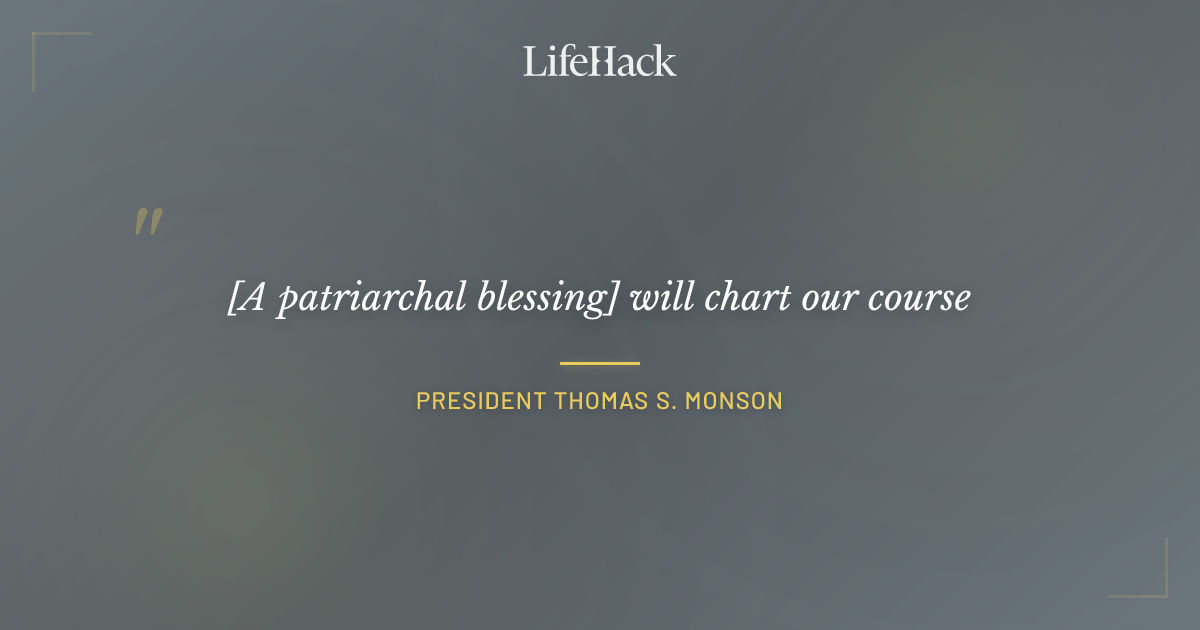 Quote by President Thomas S. Monson