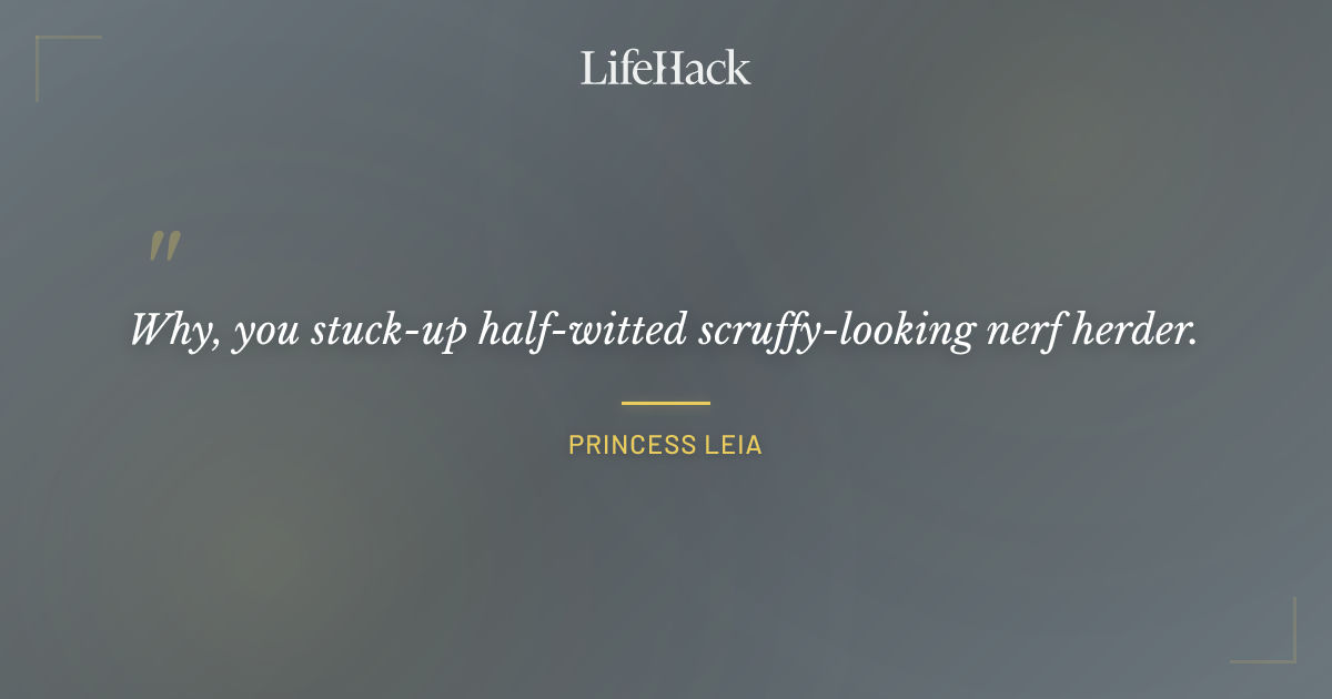 Quote by Princess Leia