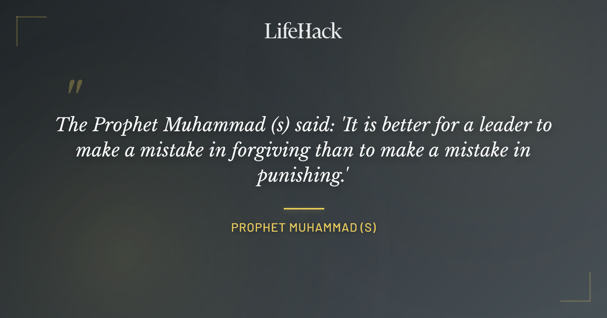 Quote by Prophet Muhammad (s)