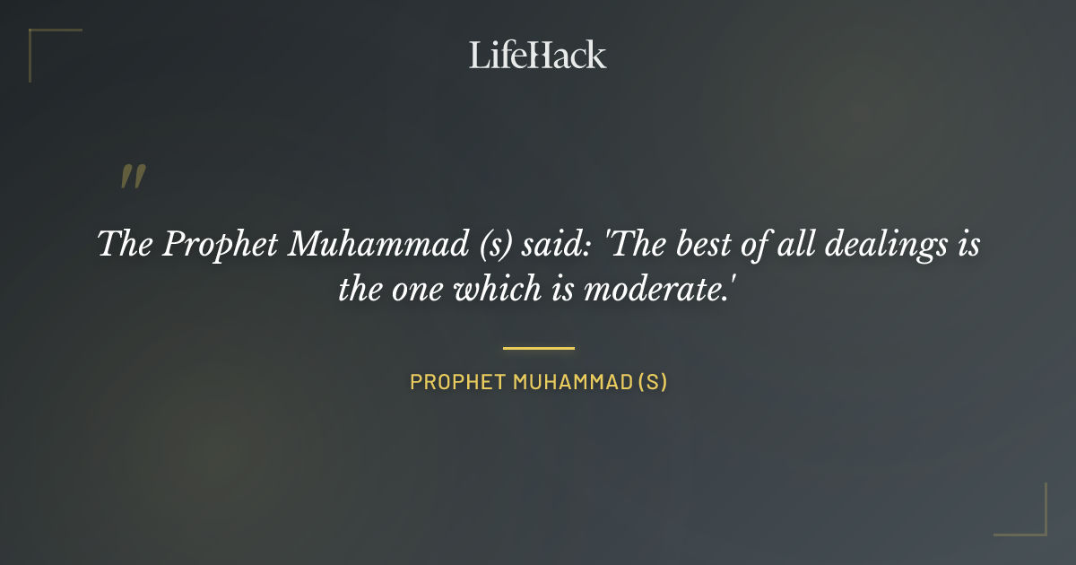 Quote by Prophet Muhammad (s)