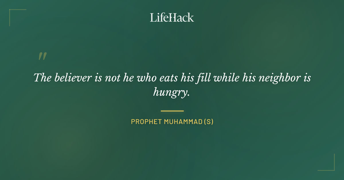 Quote by Prophet Muhammad (s)