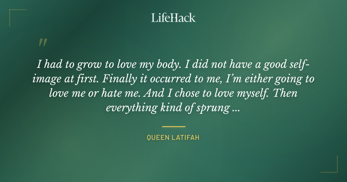 Quote by Queen Latifah