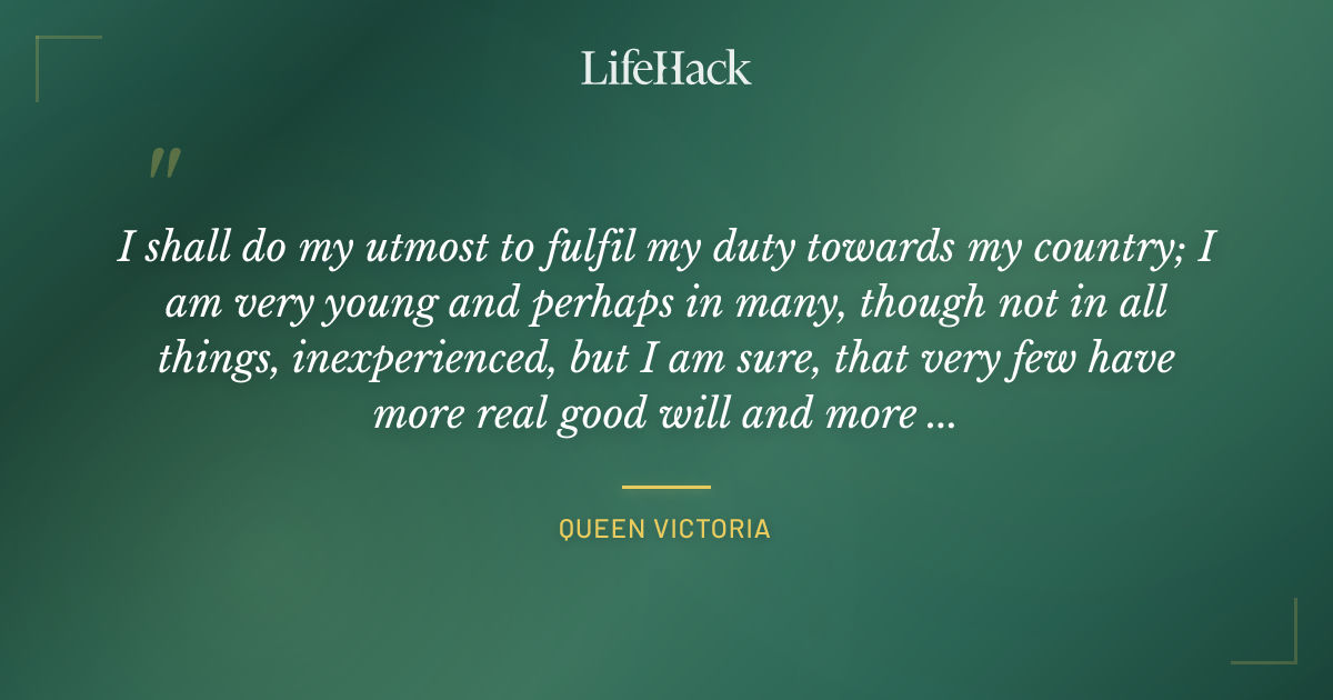 Quote by Queen Victoria