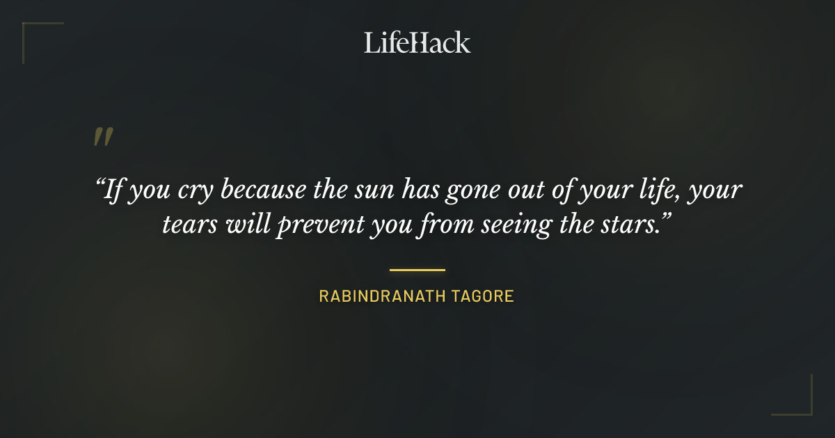 Quote by Rabindranath Tagore