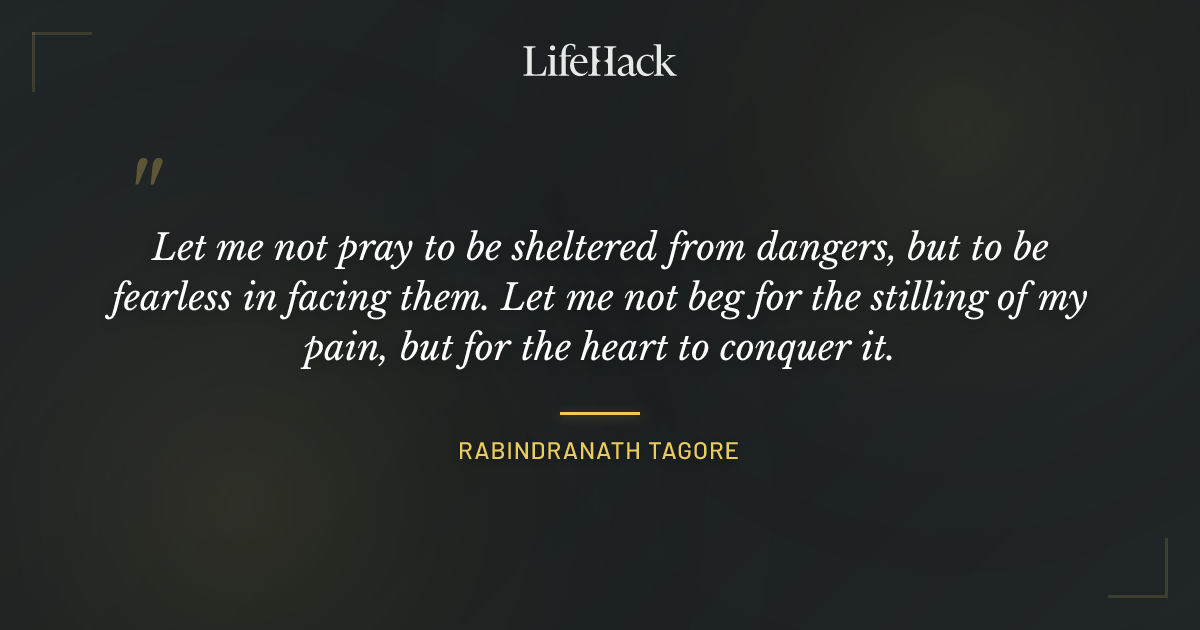 Quote by Rabindranath Tagore