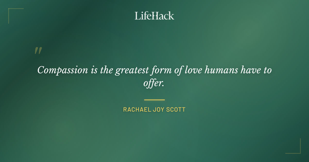 Quote by Rachael Joy Scott