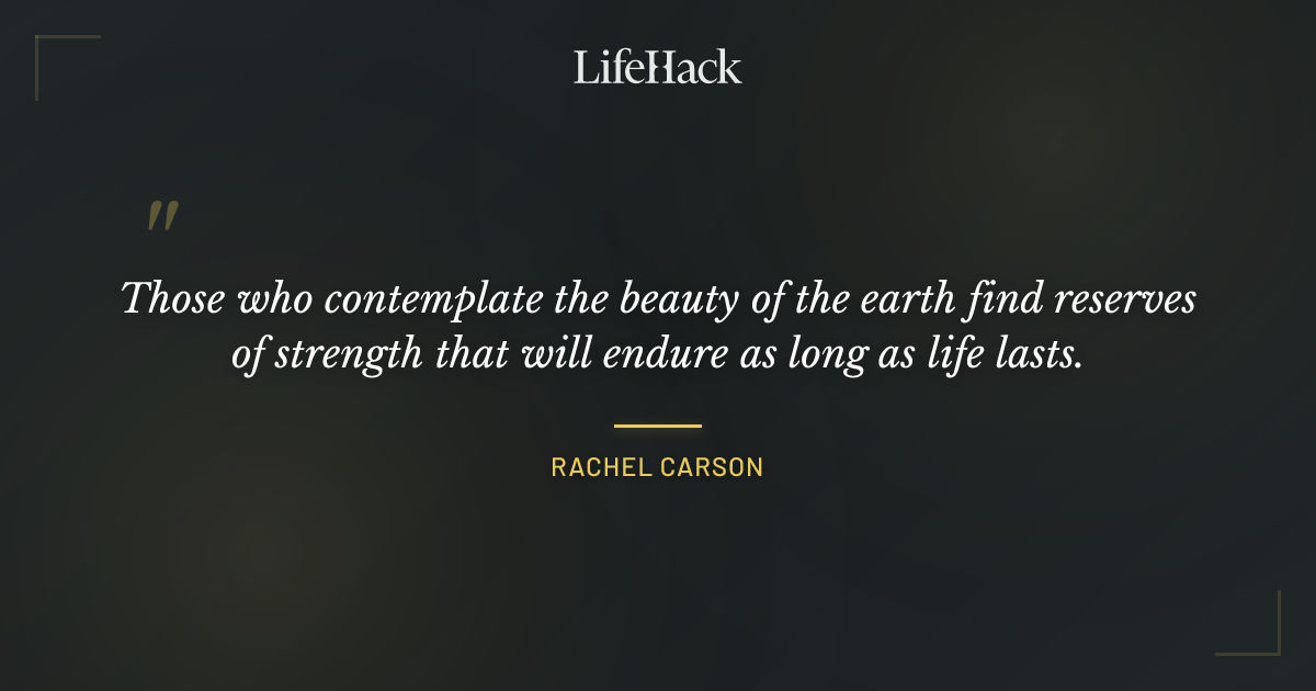 Quote by Rachel Carson
