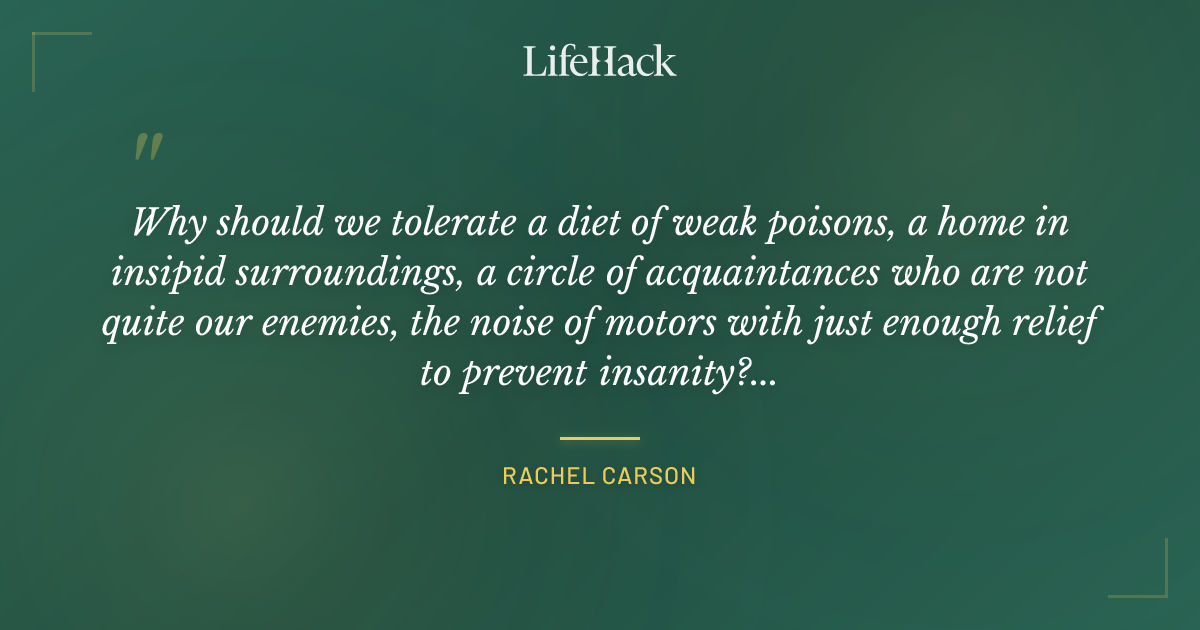 Quote by Rachel Carson
