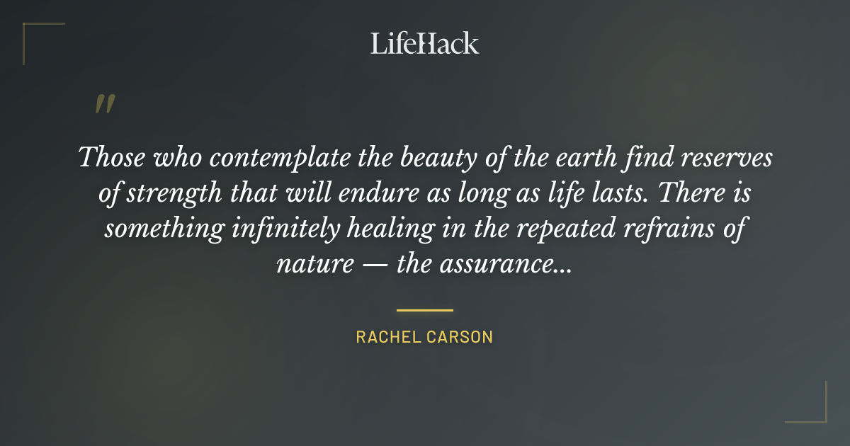 Quote by Rachel Carson